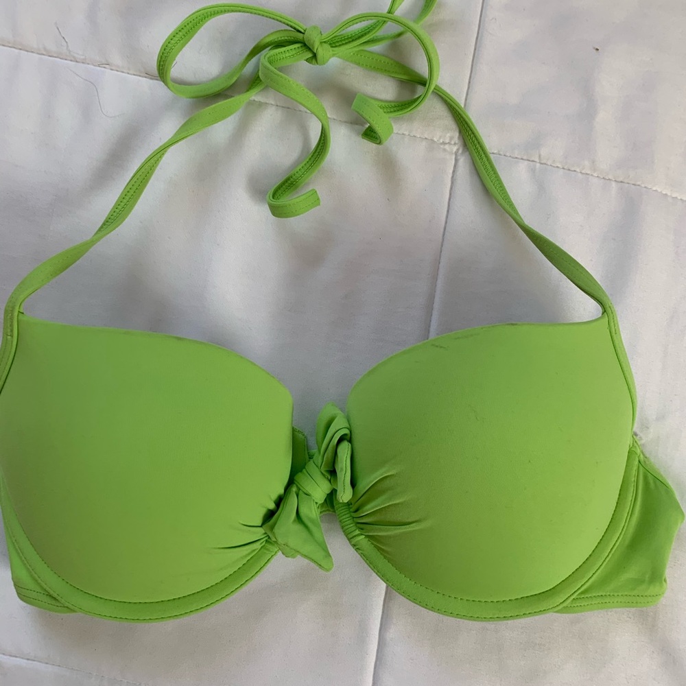 Abercrombie Green Push up Bikini